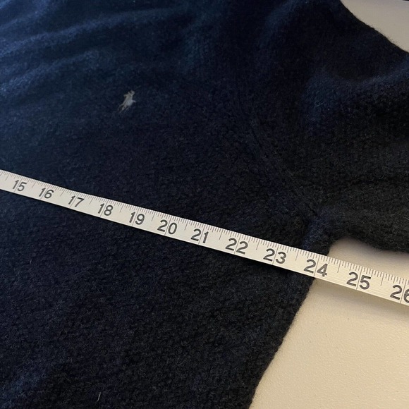 Polo Ralph Lauren Donegal Sweater Wool Blend Mens 2XL Dark Gray Crewneck‎ - Picture 8 of 9